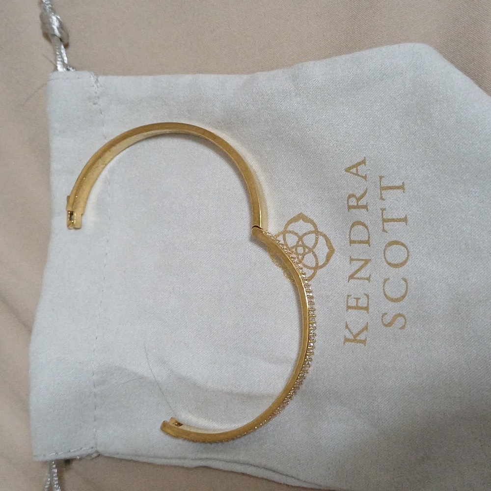 Kate Spade Heavy Metal Gold Bangle Bracelet - Picture 4 of 5